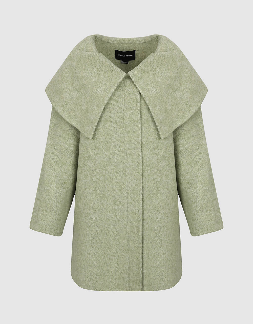 Loose A-Line Wool Blend Coat - Image 5