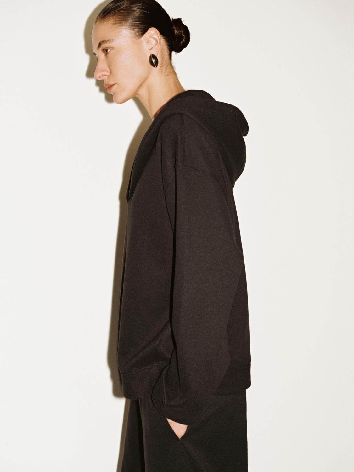 V-Neck Hooded Sweatshirts - Image 2