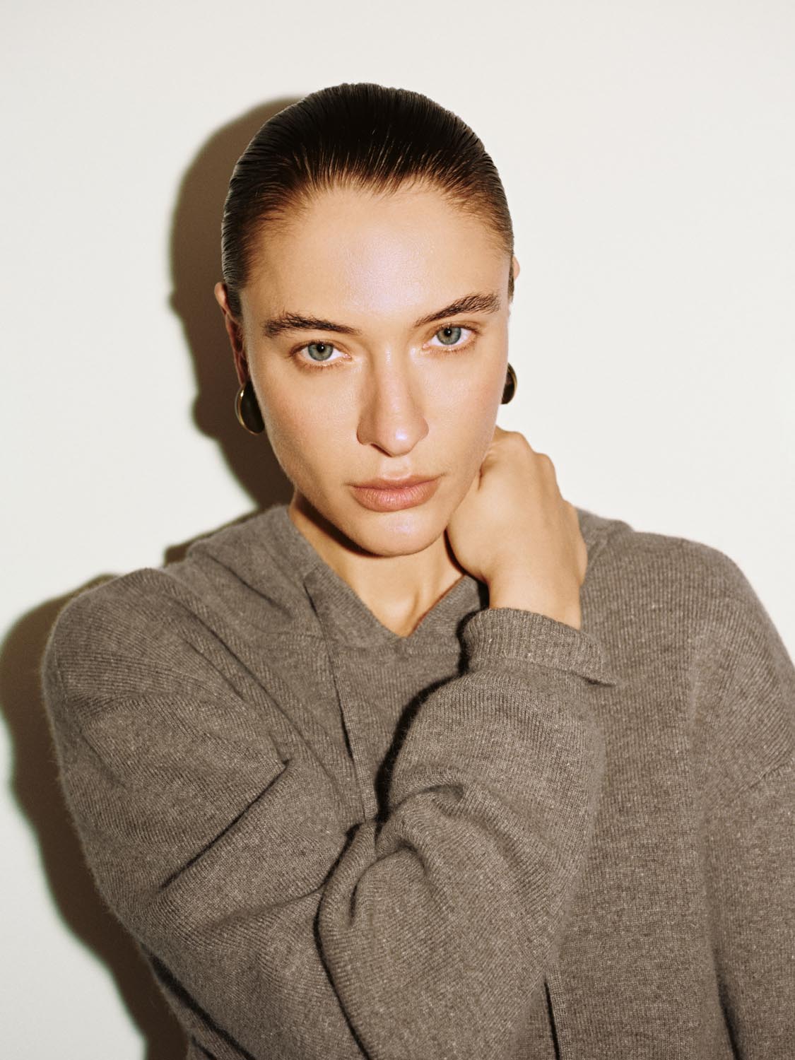 Hooded Long Sleeve Knitted T-Shirts - Image 3