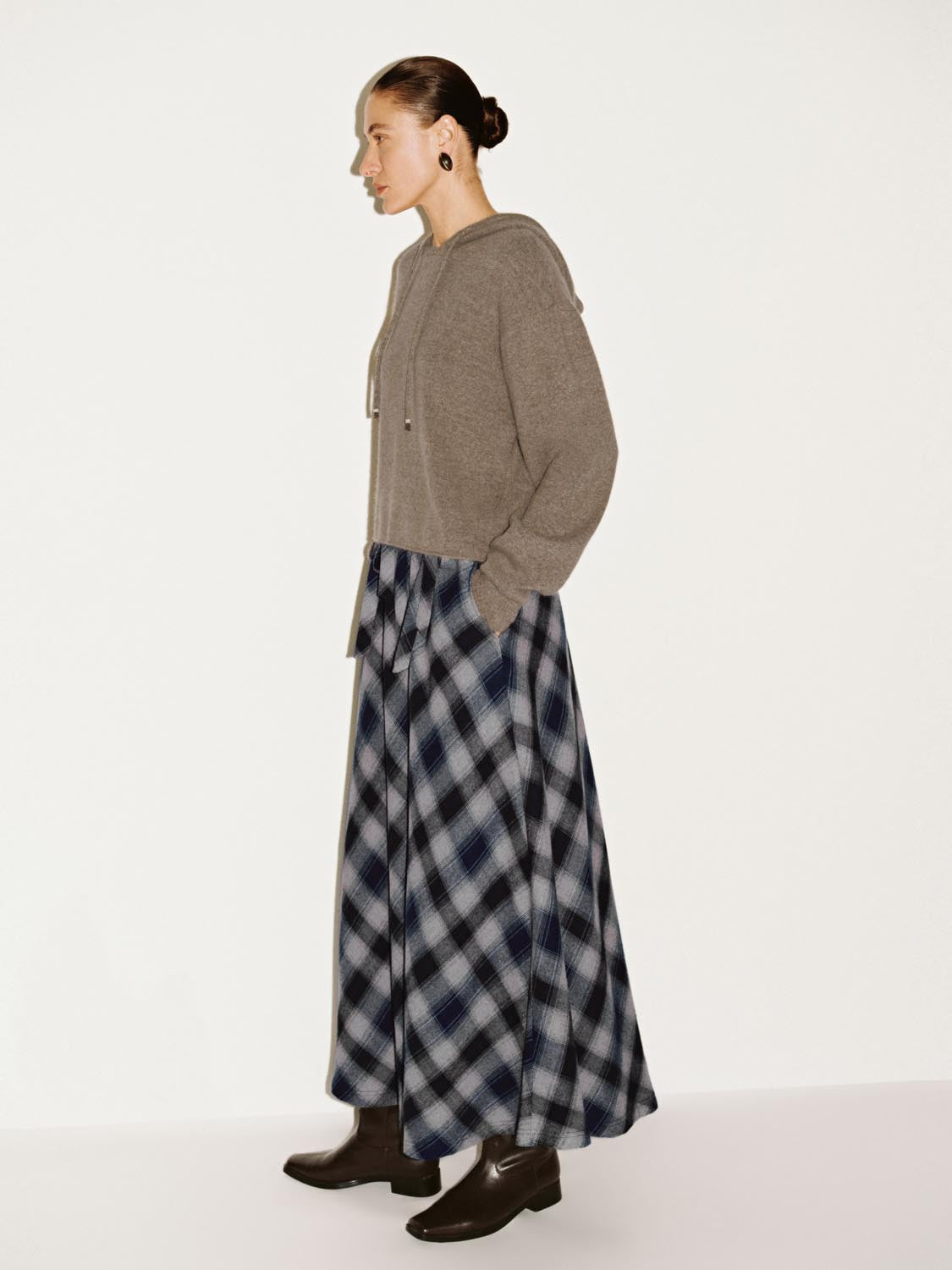 Hooded Long Sleeve Knitted T-Shirts - Image 4