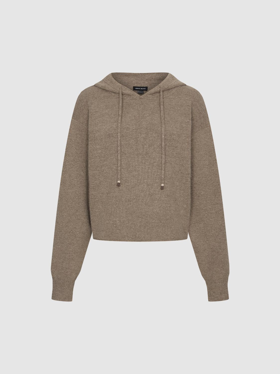 Hooded Long Sleeve Knitted T-Shirts - Image 7