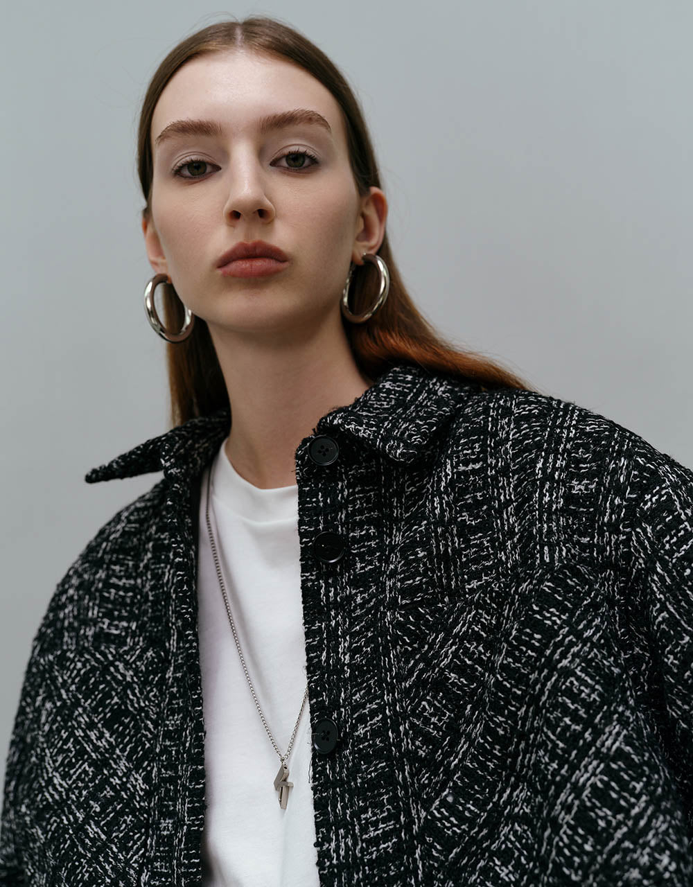 Loose Straight Woolen Coat - Image 5