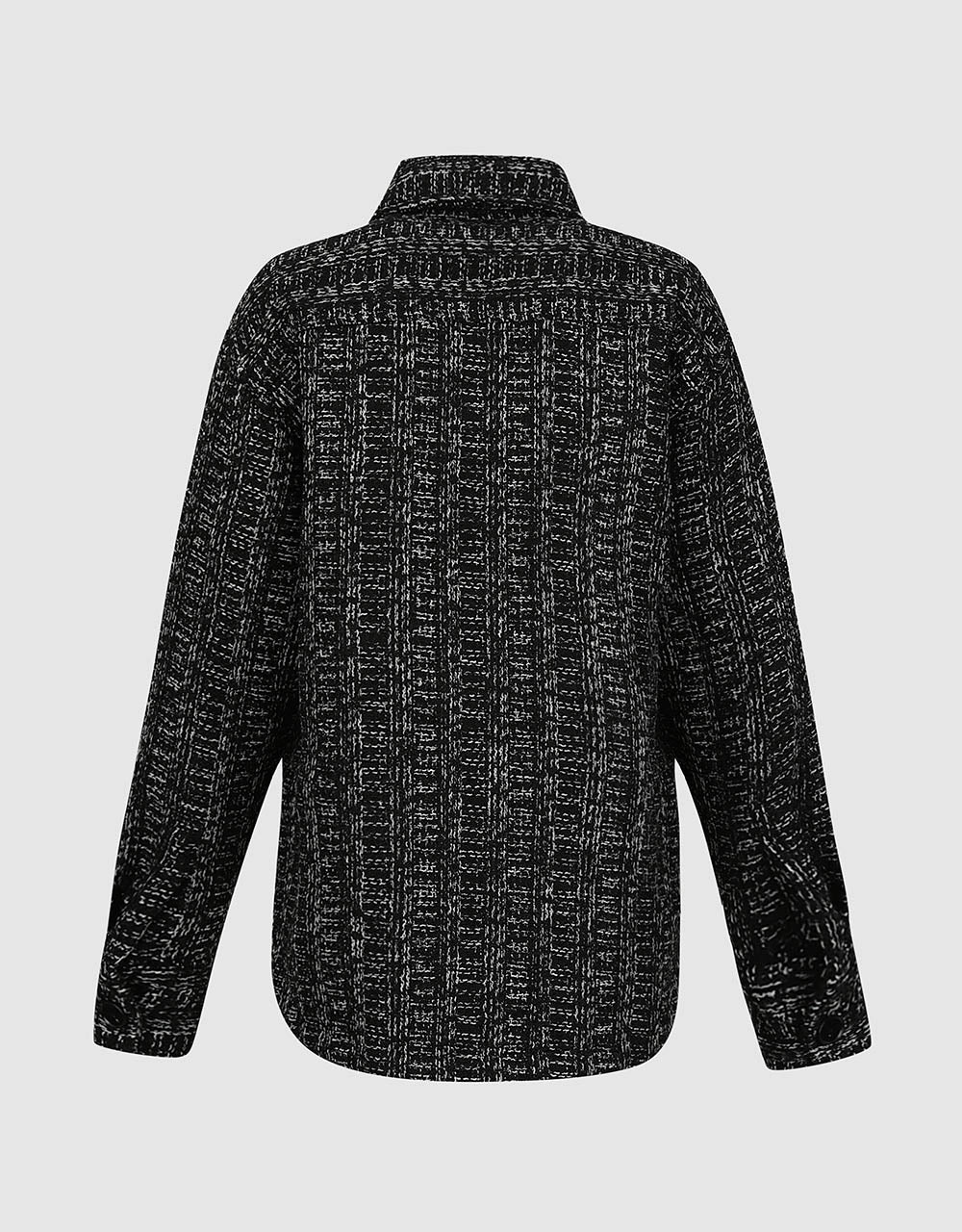 Loose Straight Woolen Coat - Image 6