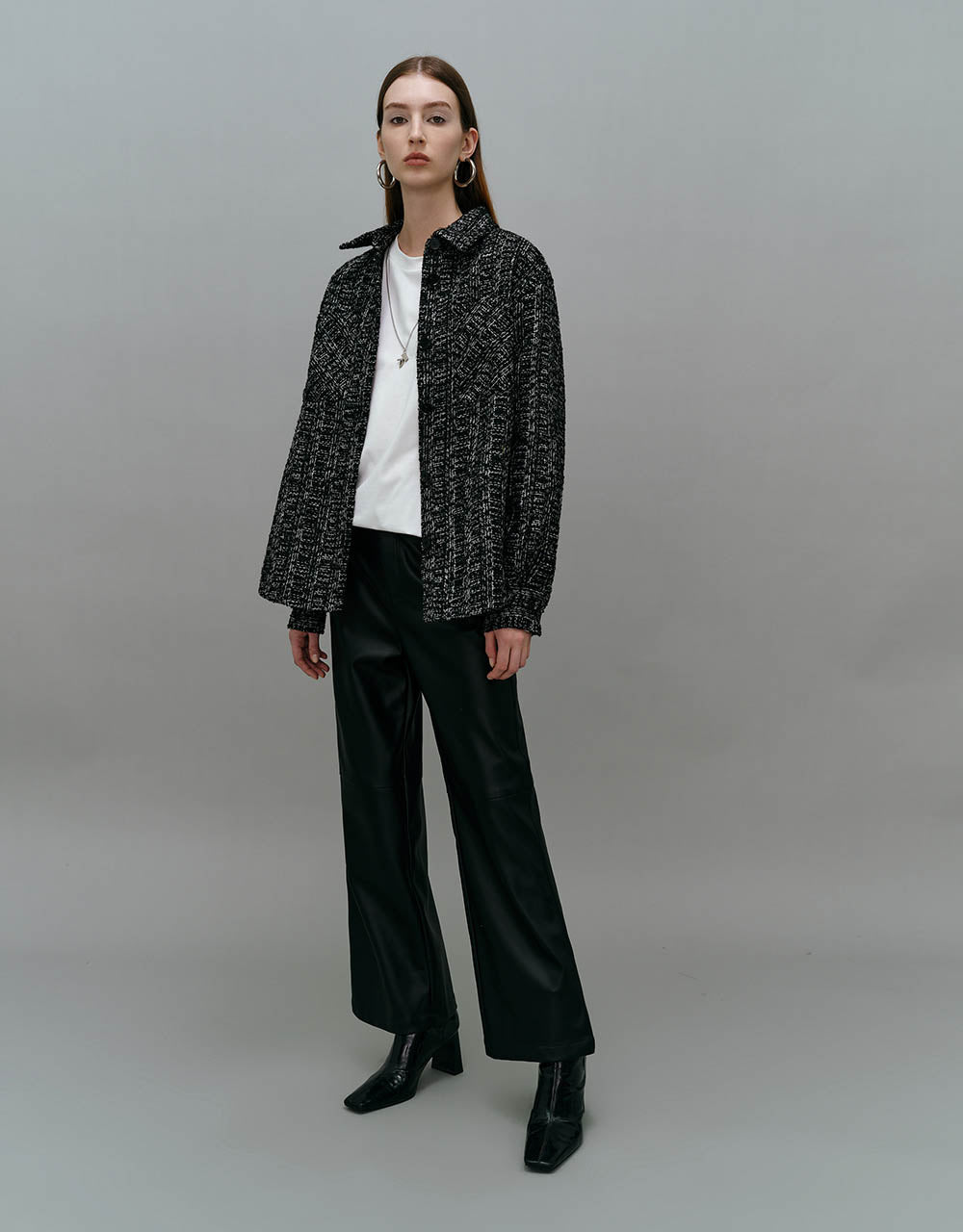 Loose Straight Woolen Coat - Image 8