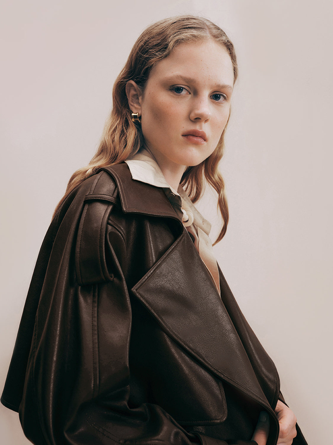 Notch Lapel Longline Coat - Image 5