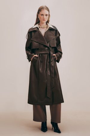 Notch Lapel Longline Coat