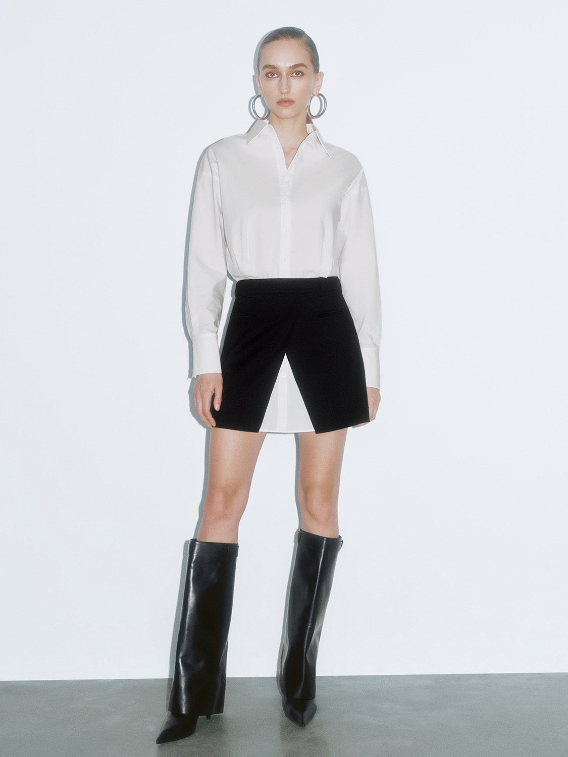 2 In 1 A-Line Shirt Dress - Image 4