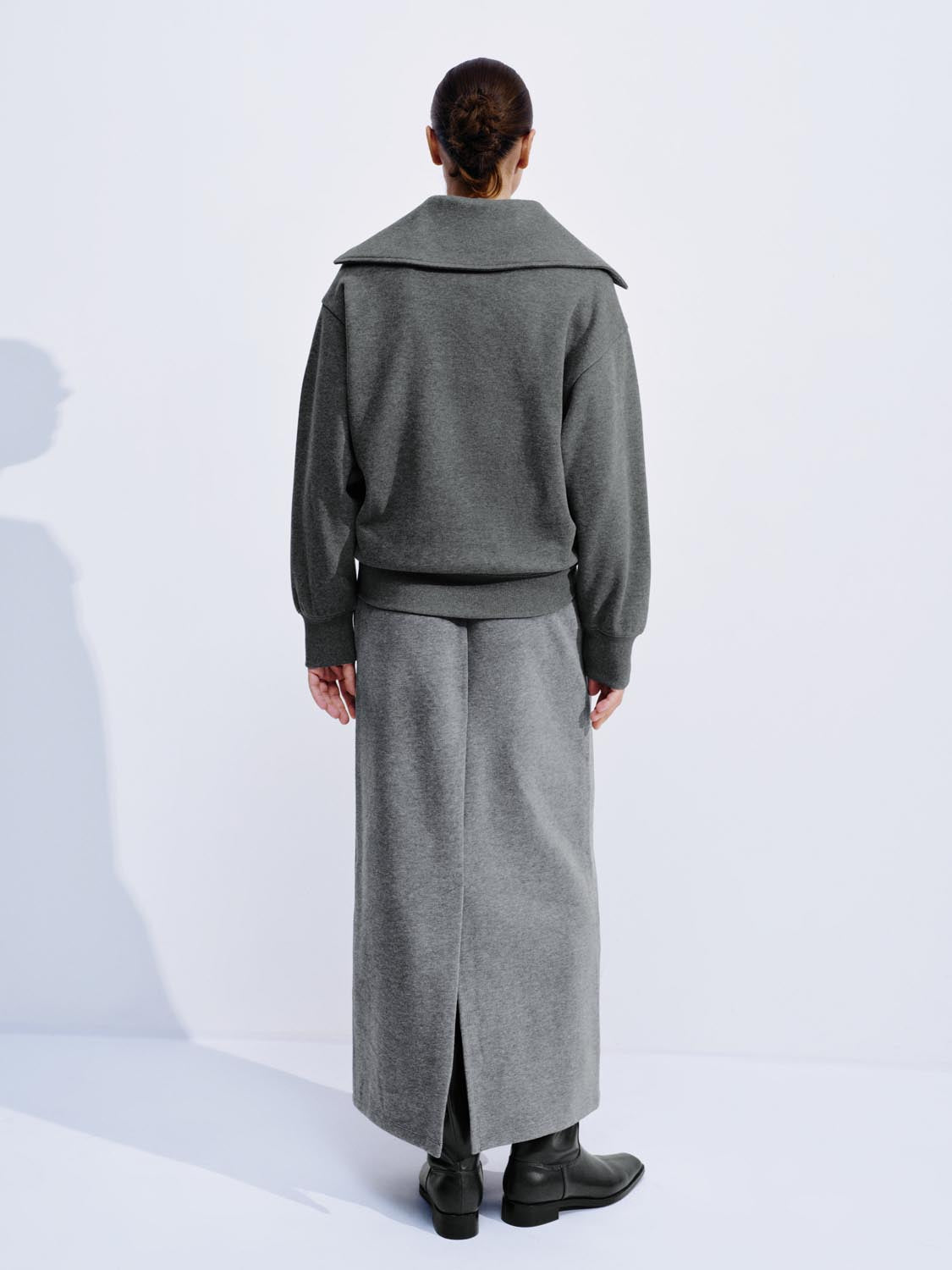 V-Neck Large Collar Sweatshirts - Image 6